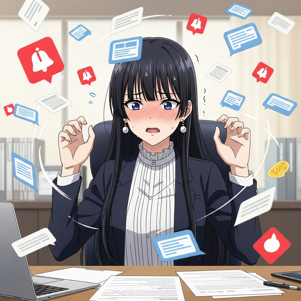 OLちゃん - バラバラで焦る